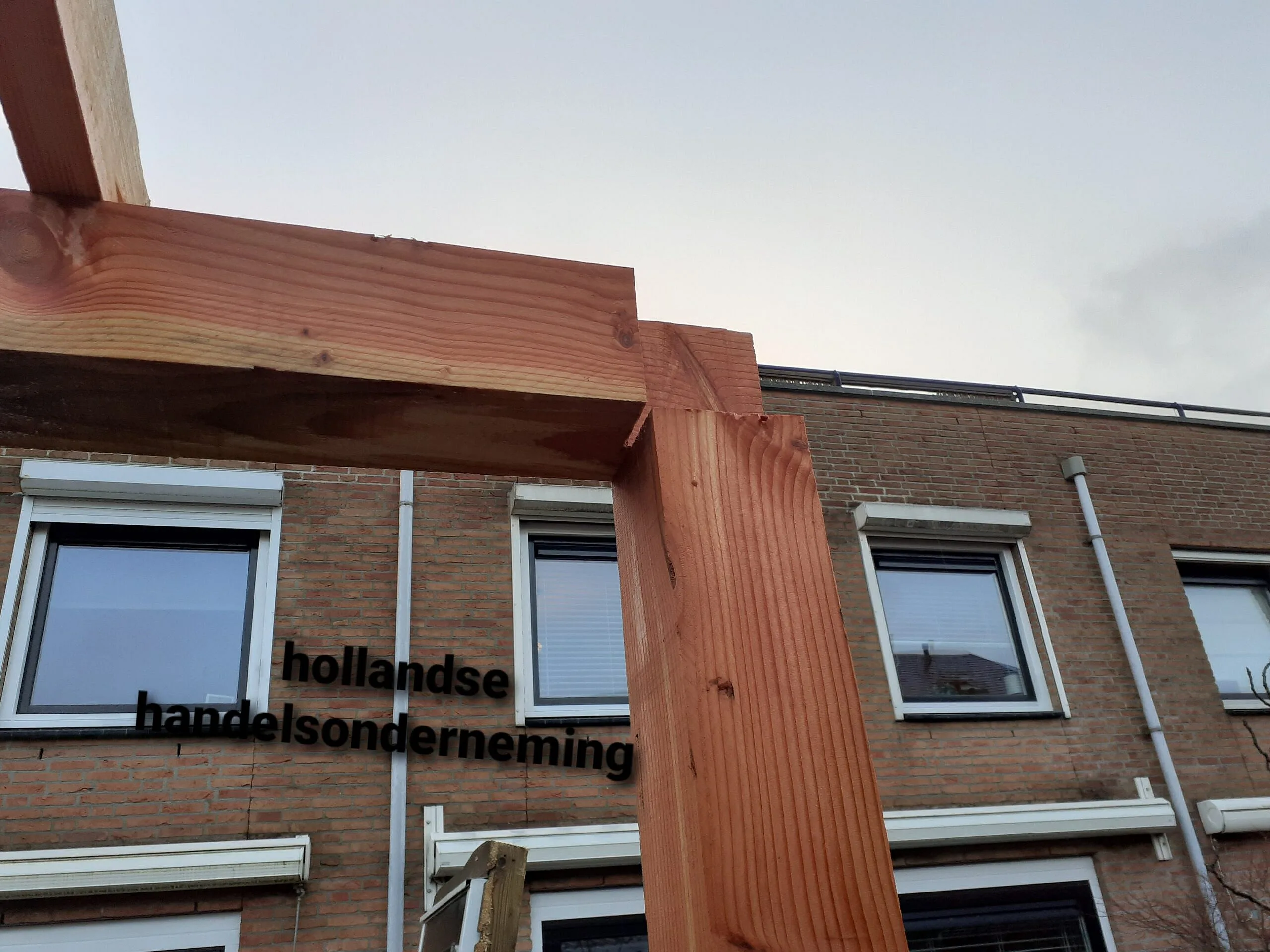 Douglas paal 15x15 5 meter - Afbeelding 3