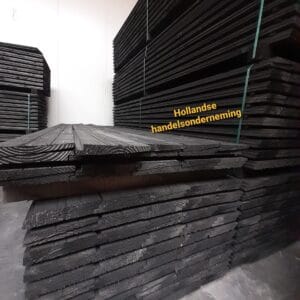 Zweeds rabat zwart 2x19.5 3 meter