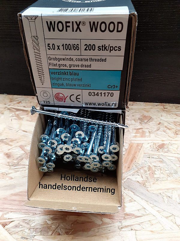 Schroeven gegalvaniseerd