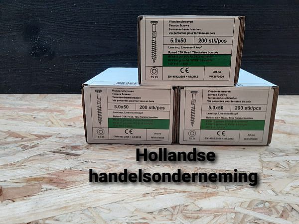 rvs vlonderschroef
