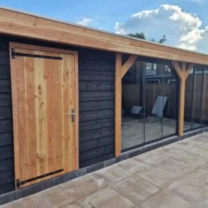 Douglas deur 88x195 incl kozijn