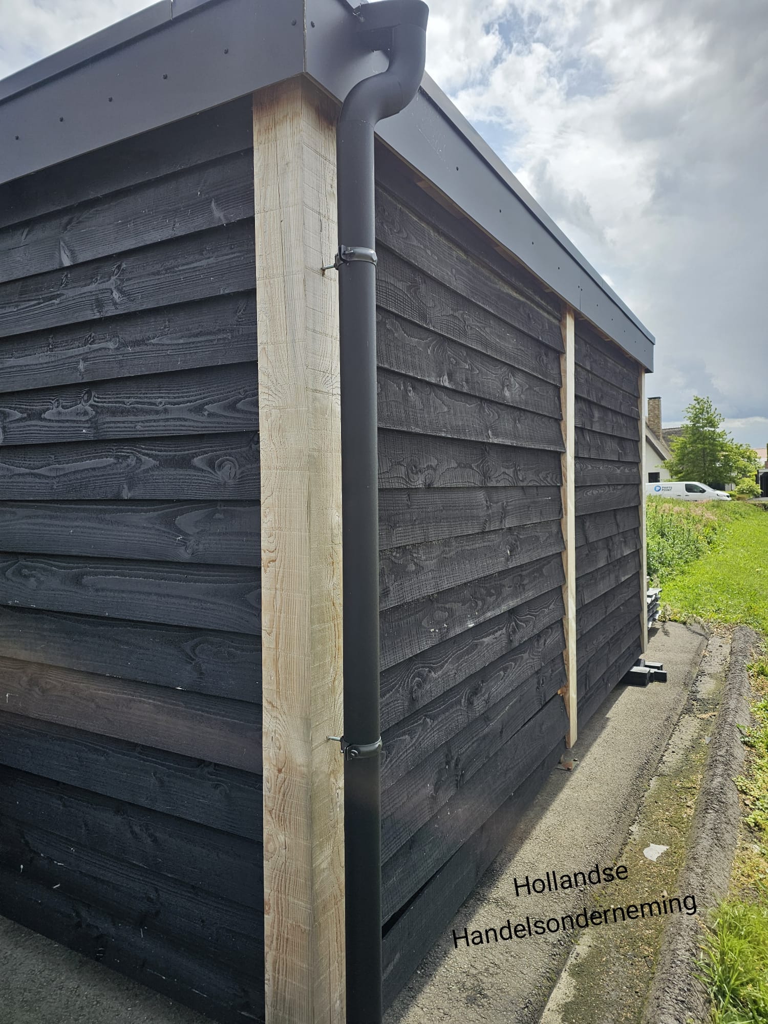 regenpijp zwart gecoate staal 3 meter 1 regenpijp zwart