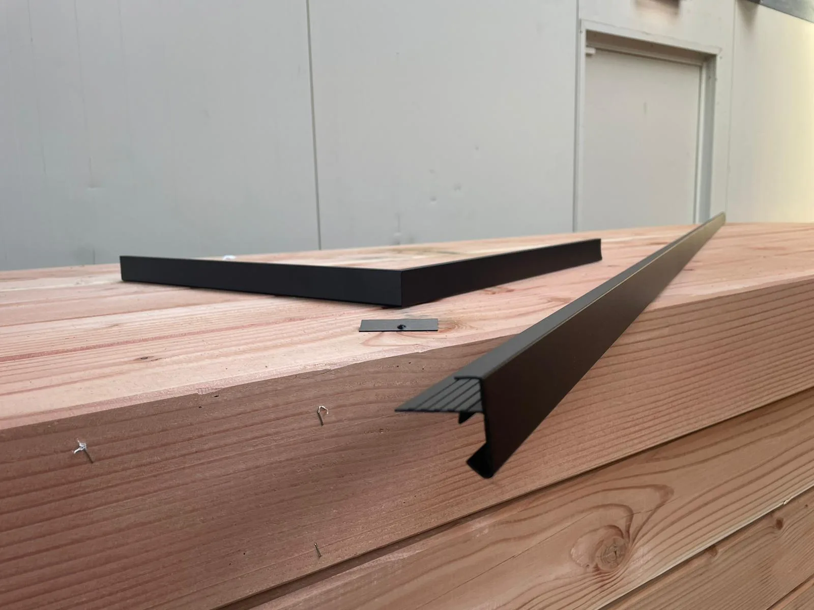 Daktrim zwart recht 2.5 meter