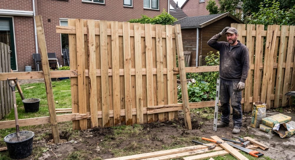 7 veelgemaakte fouten bij het bouwen van een houten schutting 1 fouten bouwen schutting